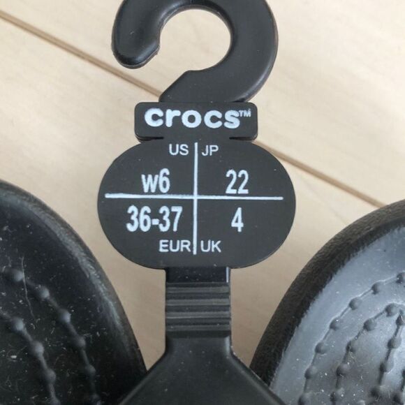 Crocs Women's Kadee II Black Flip Size 6 - Picture 3 of 4